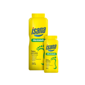 Pack Talco Isana Mentolado